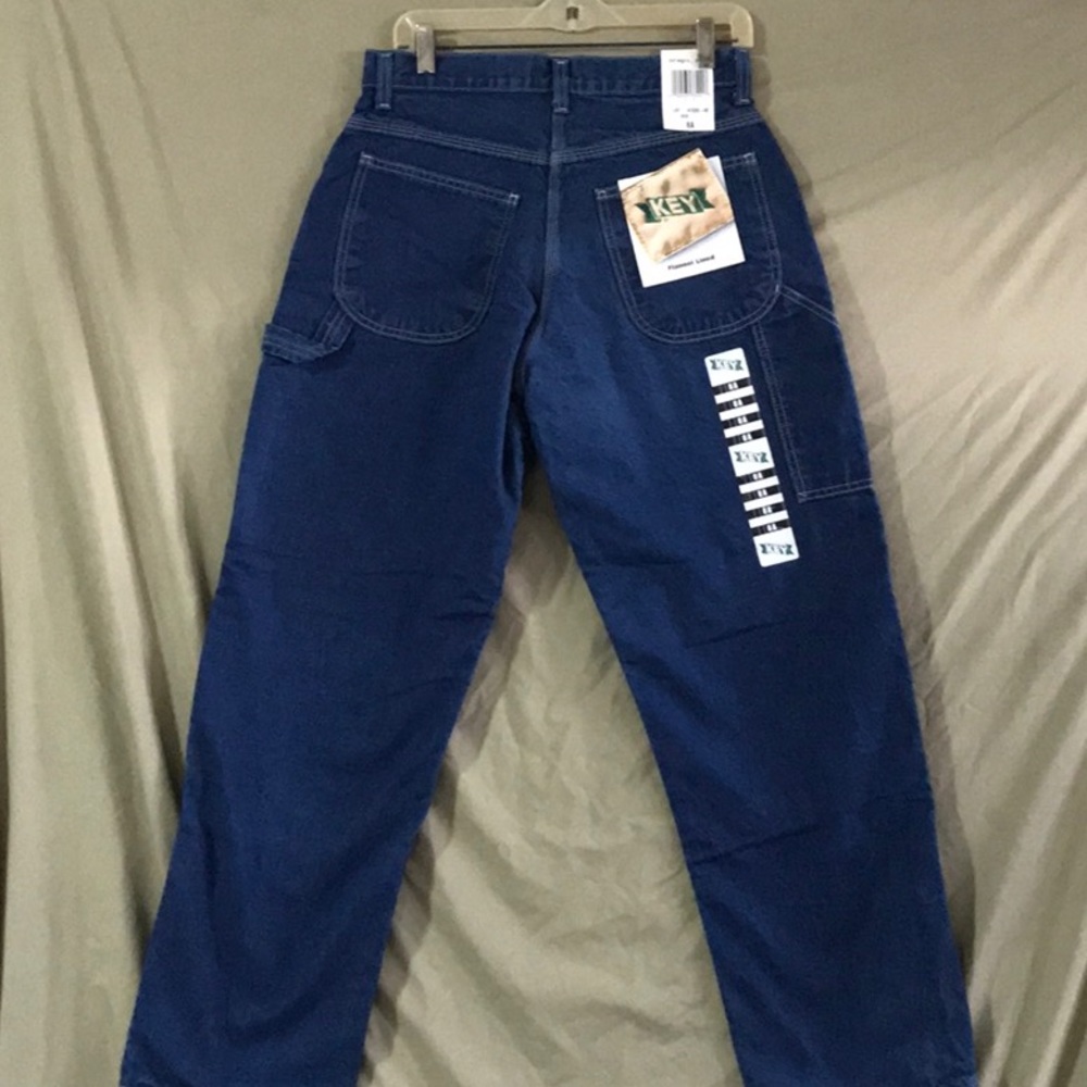 Vintage women’s Key flannel lined dungarees size 8
